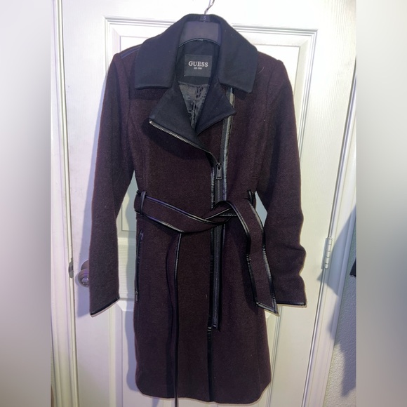Guess Dark Purple Coat - Picture 2 of 5